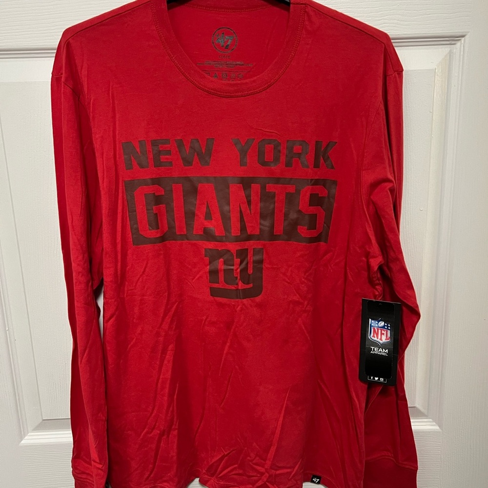 ‘47 Brand Official New York Giants NFL Longsleeve Tee | Size LG